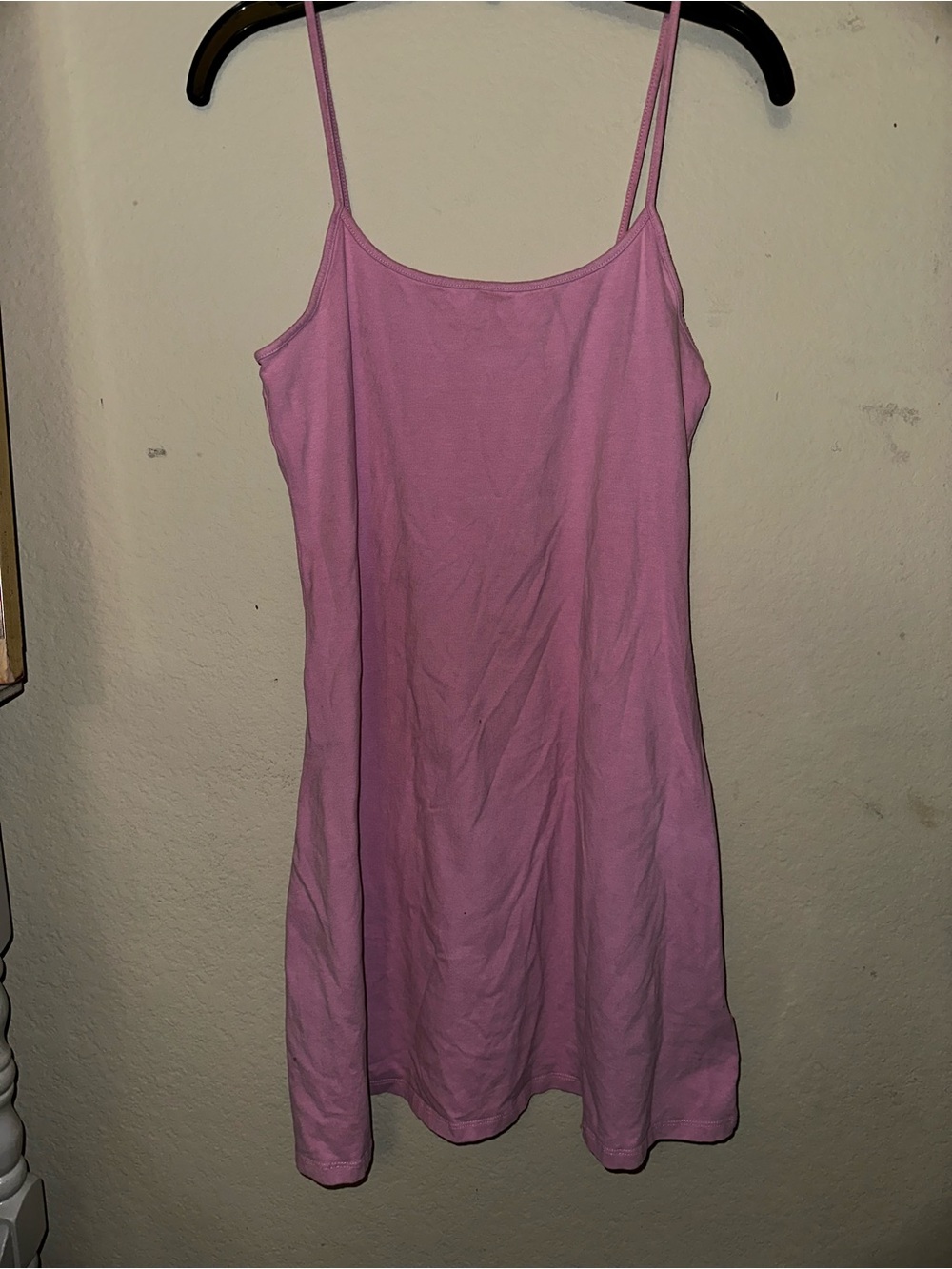 H&M Divided bubblegum pink aline cotton dress size large